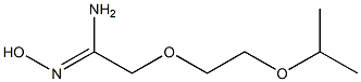 (1Z)-N'-hydroxy-2-(2-isopropoxyethoxy)ethanimidamide Struktur