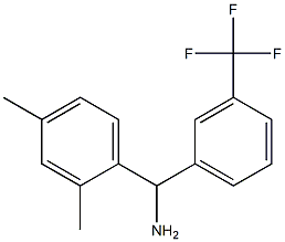 (2,4-dimethylphenyl)[3-(trifluoromethyl)phenyl]methanamine Struktur