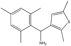 (2,5-dimethylthiophen-3-yl)(2,4,6-trimethylphenyl)methanamine Struktur