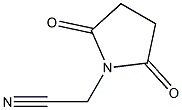 (2,5-dioxopyrrolidin-1-yl)acetonitrile Struktur