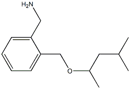 (2-{[(4-methylpentan-2-yl)oxy]methyl}phenyl)methanamine Struktur