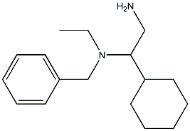 (2-amino-1-cyclohexylethyl)(benzyl)ethylamine Struktur