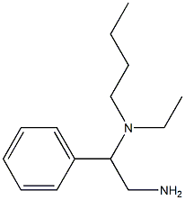 (2-amino-1-phenylethyl)(butyl)ethylamine Struktur