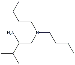 (2-amino-3-methylbutyl)dibutylamine Struktur