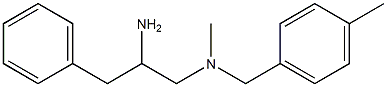 (2-amino-3-phenylpropyl)(methyl)[(4-methylphenyl)methyl]amine Struktur