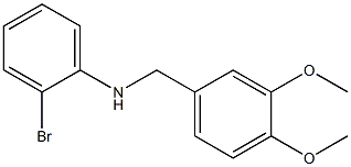 (2-bromophenyl)(3,4-dimethoxyphenyl)methylamine Struktur