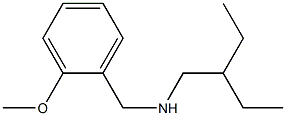 (2-ethylbutyl)[(2-methoxyphenyl)methyl]amine Struktur