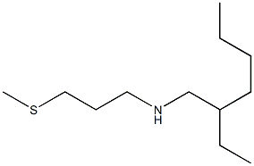 (2-ethylhexyl)[3-(methylsulfanyl)propyl]amine Struktur