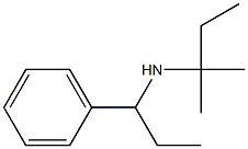 (2-methylbutan-2-yl)(1-phenylpropyl)amine Struktur