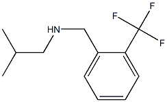 (2-methylpropyl)({[2-(trifluoromethyl)phenyl]methyl})amine Struktur