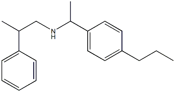 (2-phenylpropyl)[1-(4-propylphenyl)ethyl]amine Struktur