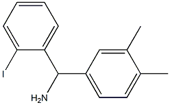 (3,4-dimethylphenyl)(2-iodophenyl)methanamine Struktur