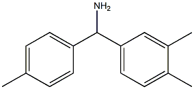 (3,4-dimethylphenyl)(4-methylphenyl)methanamine Struktur