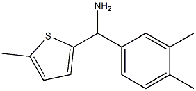 (3,4-dimethylphenyl)(5-methylthiophen-2-yl)methanamine Struktur