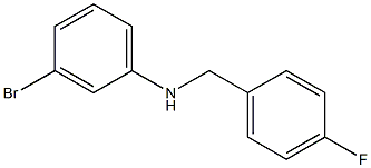 (3-bromophenyl)(4-fluorophenyl)methylamine Struktur