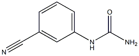 (3-cyanophenyl)urea Struktur