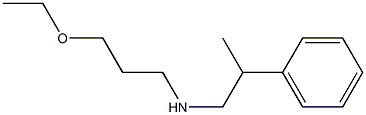 (3-ethoxypropyl)(2-phenylpropyl)amine Struktur