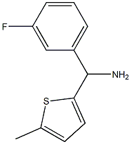 (3-fluorophenyl)(5-methylthiophen-2-yl)methanamine Struktur