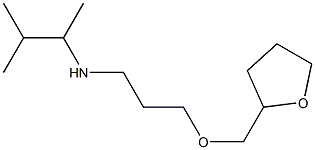 (3-methylbutan-2-yl)[3-(oxolan-2-ylmethoxy)propyl]amine Struktur