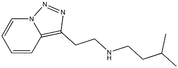 (3-methylbutyl)(2-{[1,2,4]triazolo[3,4-a]pyridin-3-yl}ethyl)amine Struktur