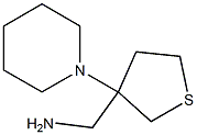 (3-piperidin-1-yltetrahydrothien-3-yl)methylamine Struktur