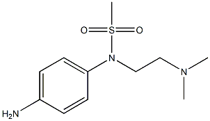 (4-aminophenyl)-N-[2-(dimethylamino)ethyl]methanesulfonamide Struktur