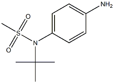 (4-aminophenyl)-N-tert-butylmethanesulfonamide Struktur