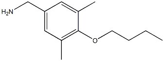 (4-butoxy-3,5-dimethylphenyl)methanamine Struktur