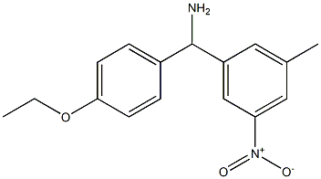 (4-ethoxyphenyl)(3-methyl-5-nitrophenyl)methanamine Struktur