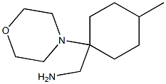 (4-methyl-1-morpholin-4-ylcyclohexyl)methylamine Struktur