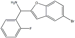 (5-bromo-1-benzofuran-2-yl)(2-fluorophenyl)methanamine Struktur