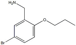 (5-bromo-2-propoxyphenyl)methanamine Struktur