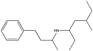 (5-methylheptan-3-yl)(4-phenylbutan-2-yl)amine Struktur