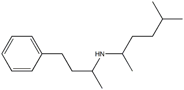 (5-methylhexan-2-yl)(4-phenylbutan-2-yl)amine Struktur