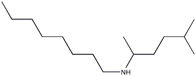 (5-methylhexan-2-yl)(octyl)amine Struktur