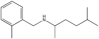 (5-methylhexan-2-yl)[(2-methylphenyl)methyl]amine Struktur