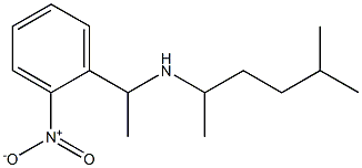 (5-methylhexan-2-yl)[1-(2-nitrophenyl)ethyl]amine Struktur