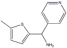 (5-methylthiophen-2-yl)(pyridin-4-yl)methanamine Struktur