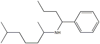 (6-methylheptan-2-yl)(1-phenylbutyl)amine Struktur