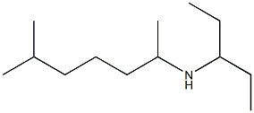 (6-methylheptan-2-yl)(pentan-3-yl)amine Struktur