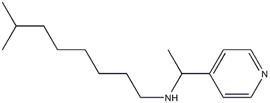 (7-methyloctyl)[1-(pyridin-4-yl)ethyl]amine Struktur