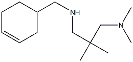 (cyclohex-3-en-1-ylmethyl)({2-[(dimethylamino)methyl]-2-methylpropyl})amine Struktur