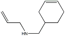 (cyclohex-3-en-1-ylmethyl)(prop-2-en-1-yl)amine Struktur