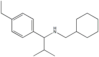 (cyclohexylmethyl)[1-(4-ethylphenyl)-2-methylpropyl]amine Struktur