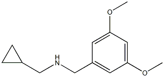 (cyclopropylmethyl)[(3,5-dimethoxyphenyl)methyl]amine Struktur