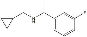 (cyclopropylmethyl)[1-(3-fluorophenyl)ethyl]amine Struktur