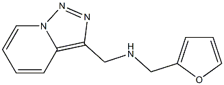 (furan-2-ylmethyl)({[1,2,4]triazolo[3,4-a]pyridin-3-ylmethyl})amine Struktur