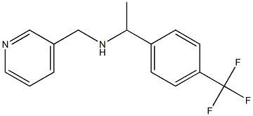 (pyridin-3-ylmethyl)({1-[4-(trifluoromethyl)phenyl]ethyl})amine Struktur