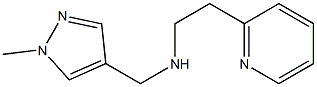 [(1-methyl-1H-pyrazol-4-yl)methyl][2-(pyridin-2-yl)ethyl]amine Struktur