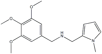 [(1-methyl-1H-pyrrol-2-yl)methyl][(3,4,5-trimethoxyphenyl)methyl]amine Struktur